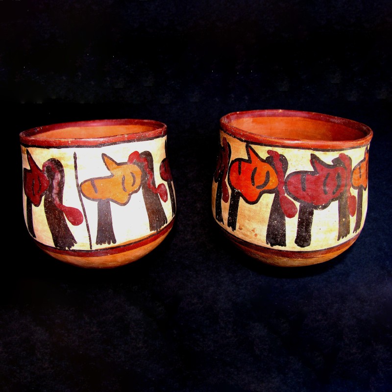 Vasijas coloridas Nasca